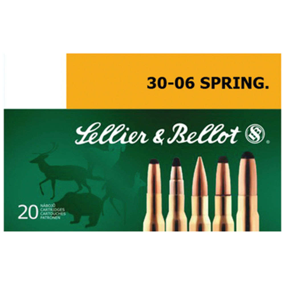 Ammunition Sellier&Bellot 4.50" 30 06 RIFLE 30-06 SPRINGFIELD 147GR FMJ 20/BX • Model: 4.50"